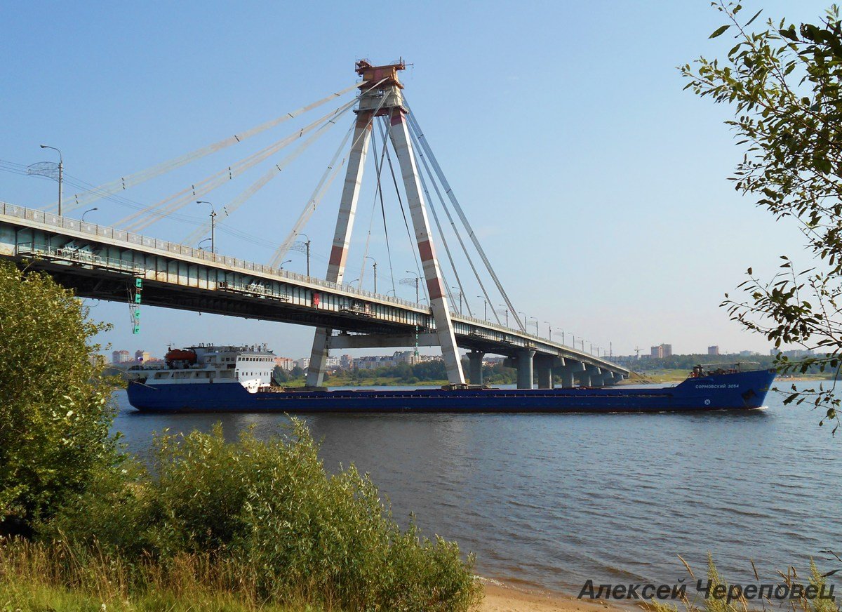 Река Шексна Октябрьский мост