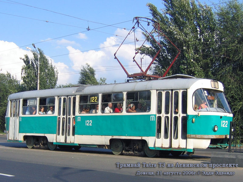 Донецк. Tatra T3SU №122