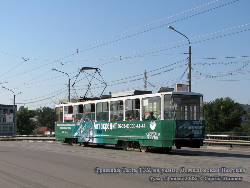 Тула. Tatra T6B5 (Tatra T3M) №333