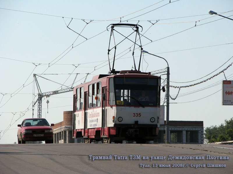 Тула. Tatra T6B5 (Tatra T3M) №335