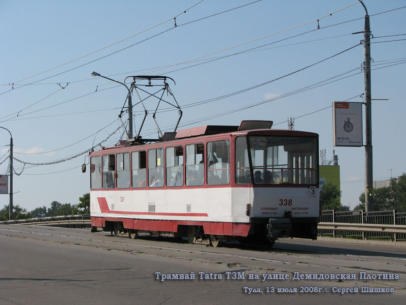 Тула. Tatra T6B5 (Tatra T3M) №338
