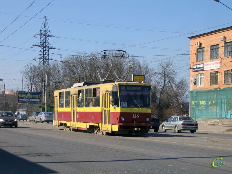 Тверь. Tatra T6B5 (Tatra T3M) №136