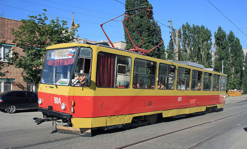 Ростов-на-Дону. Tatra T6B5 (Tatra T3M) №804