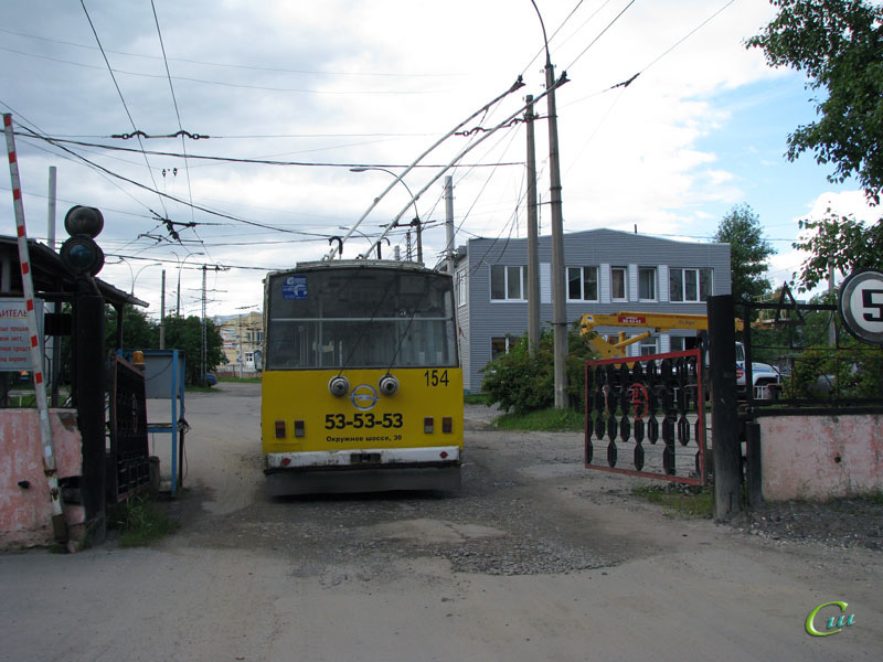 Вологда. Škoda 14TrM (ВМЗ) №154