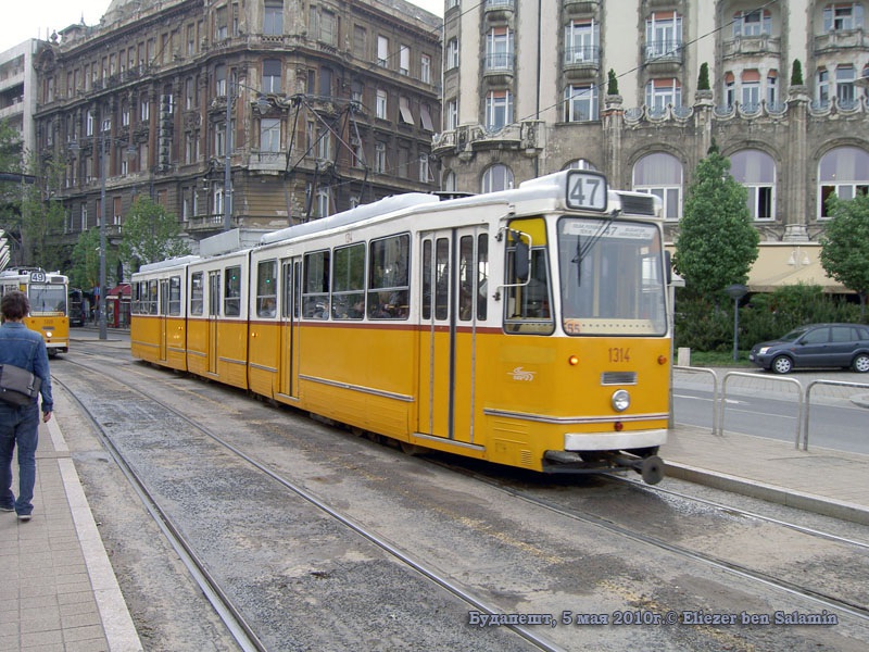 Будапешт. Ganz CSMG1 №1314