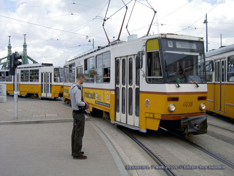 Будапешт. Tatra T5C5 №4038