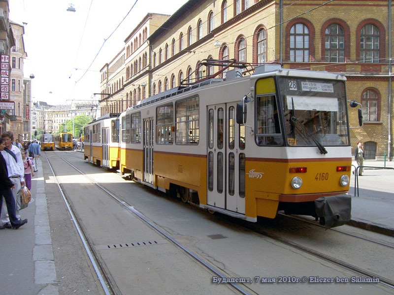 Будапешт. Tatra T5C5 №4160