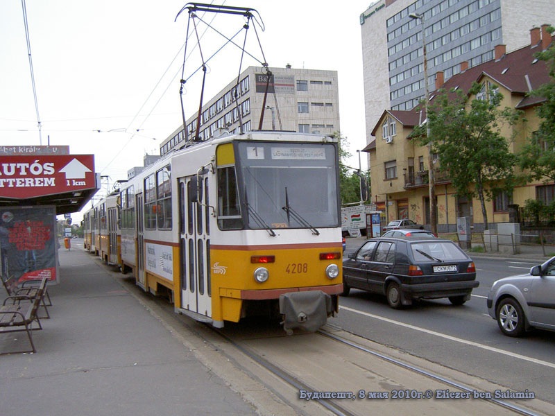 Будапешт. Tatra T5C5 №4208