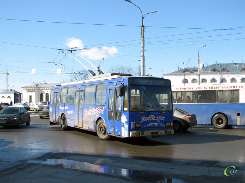 Великий Новгород. Škoda 14TrM (ВМЗ) №15