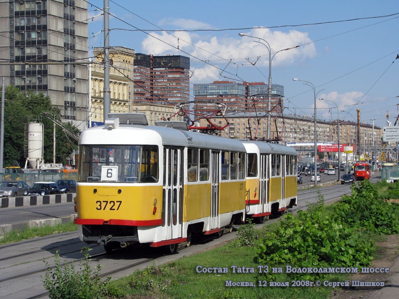 Москва. Tatra T3SU №3764, Tatra T3SU №3727