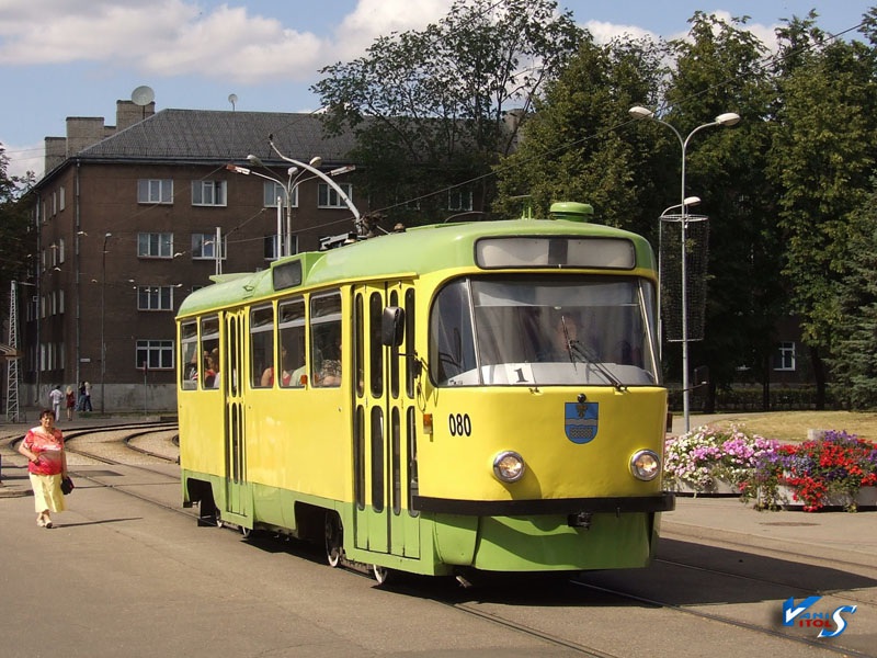 Даугавпилс. Tatra T3DC1 №080