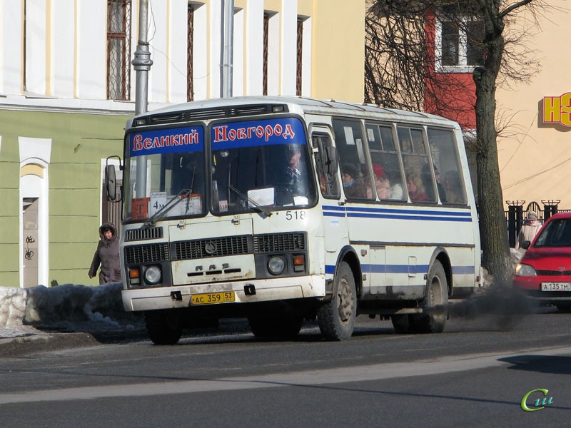 Великий Новгород. ПАЗ-32054-07 ас359