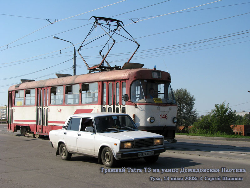 Тула. Tatra T3SU №146