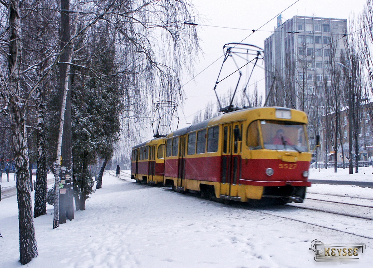 Киев. Tatra T3SU №5527, Tatra T3SU №5580