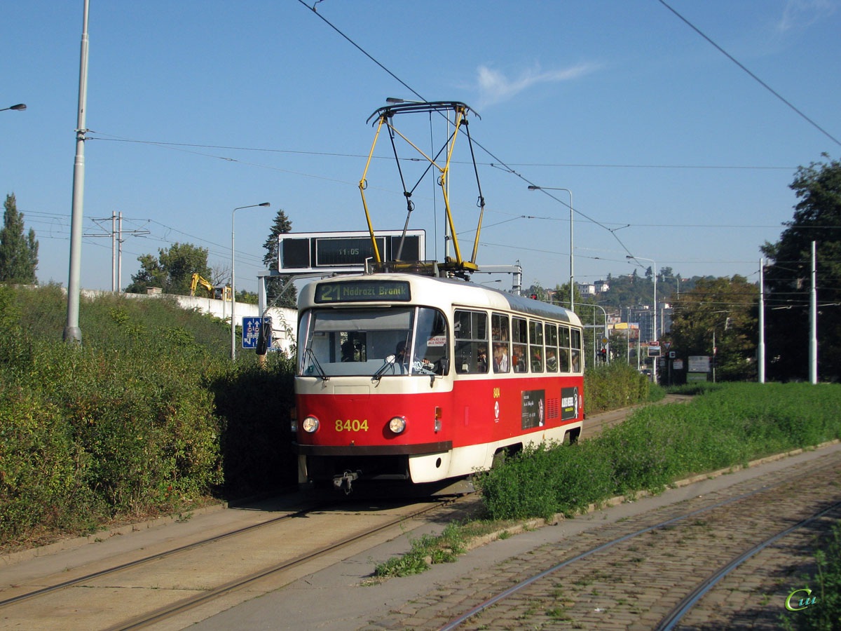 Прага. Tatra T3R.P №8404