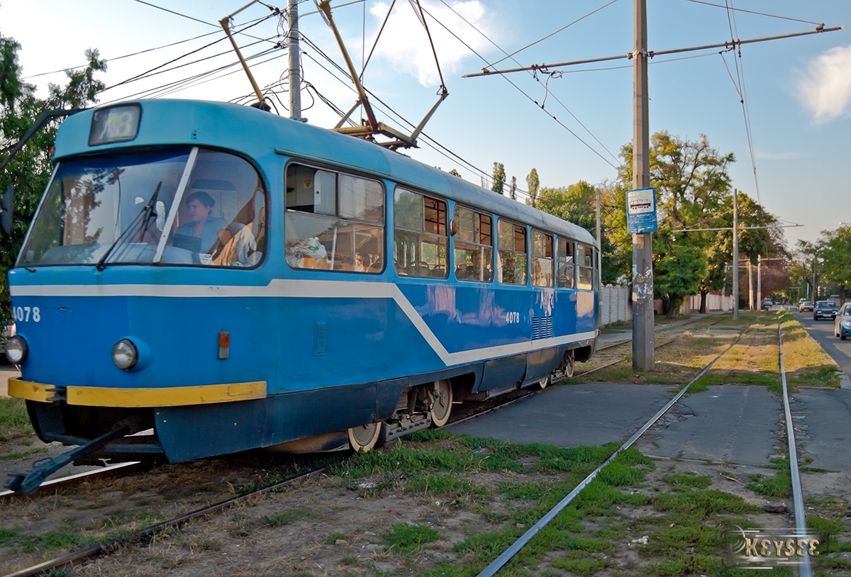 Одесса. Tatra T3R.P №4078