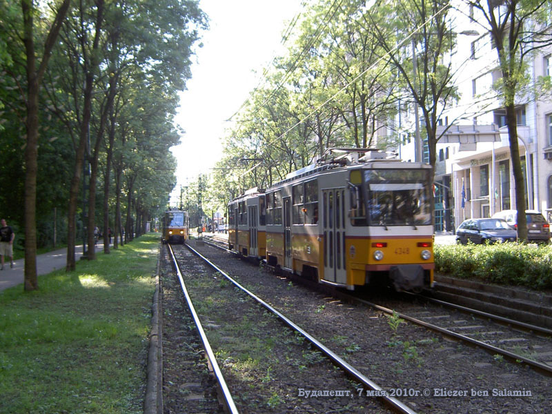 Будапешт. Tatra T5C5 №4348