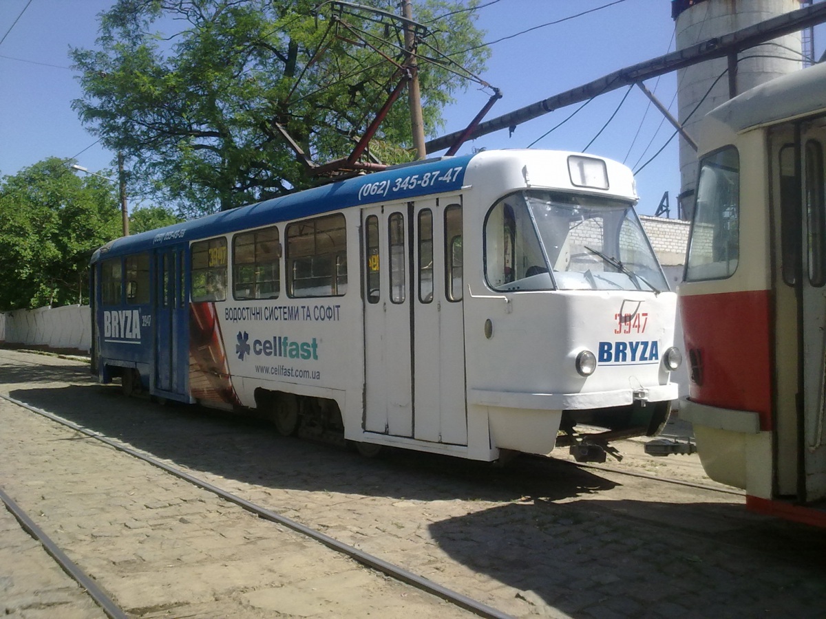 Донецк. Tatra T3SU №3947