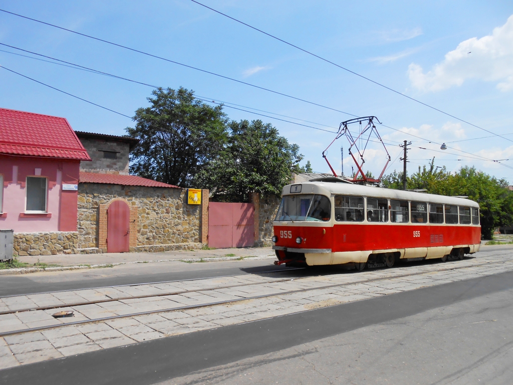 Донецк. Tatra T3SU №955