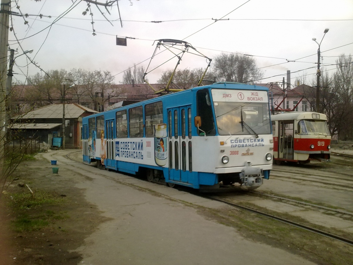 Донецк. Tatra T3SU №919, К1 №3008