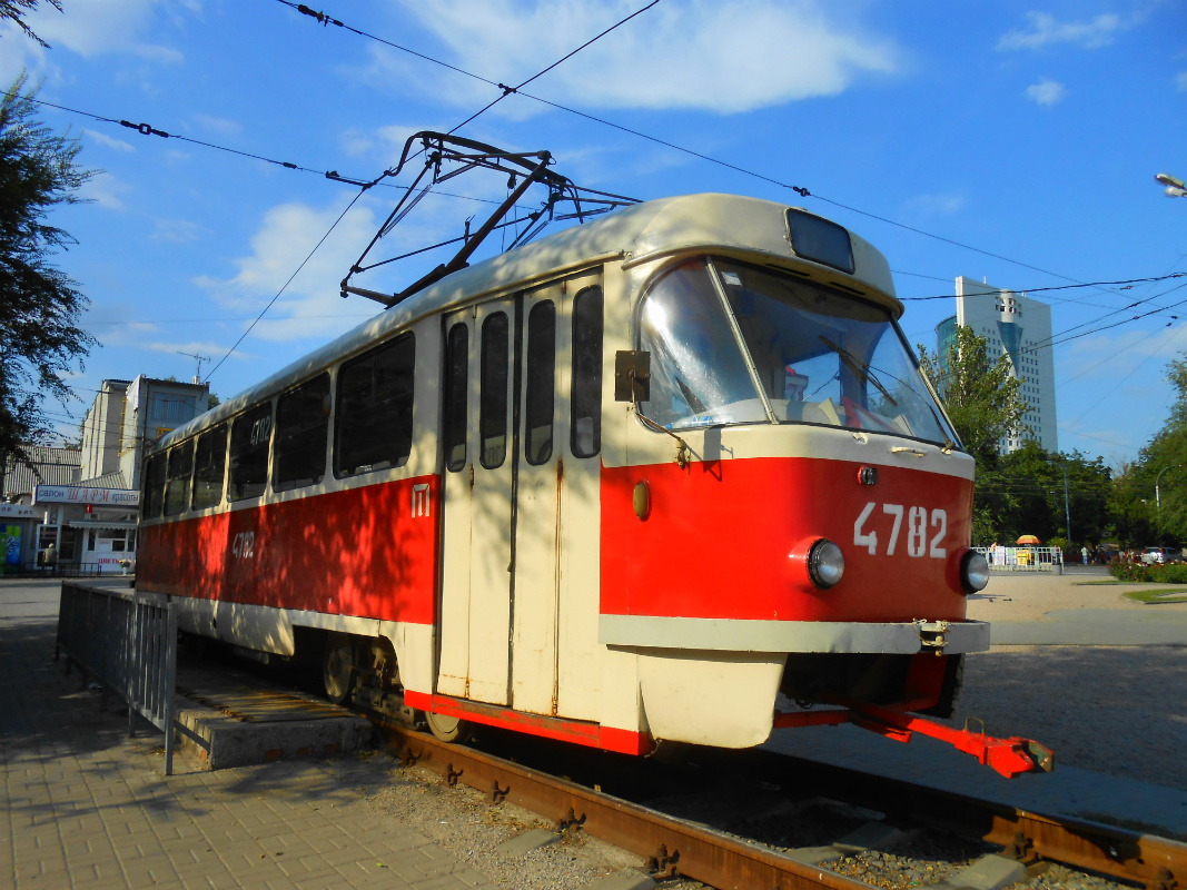Донецк. Tatra T3 (двухдверная) №4782