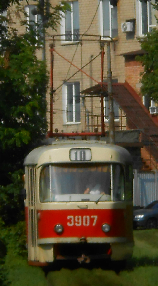 Донецк. Tatra T3 (двухдверная) №3907