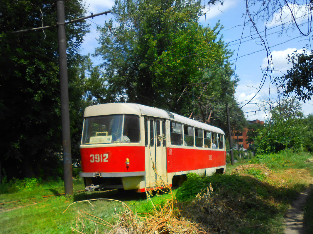 Донецк. Tatra T3 (двухдверная) №3912