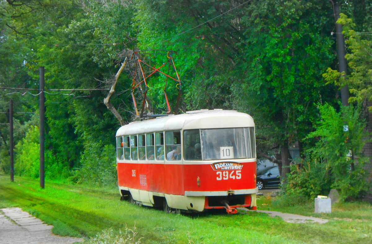 Донецк. Tatra T3SU №3945