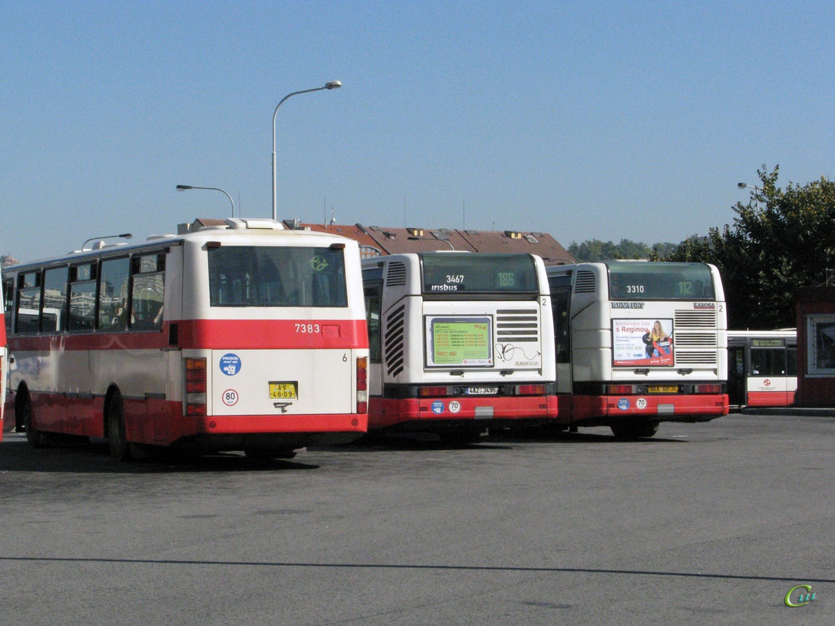 Прага. Renault Agora S/Karosa Citybus 12M AKA 60-34, Irisbus Agora S/Citybus 12M 4A2 3495, Karosa B931 AV 46-09