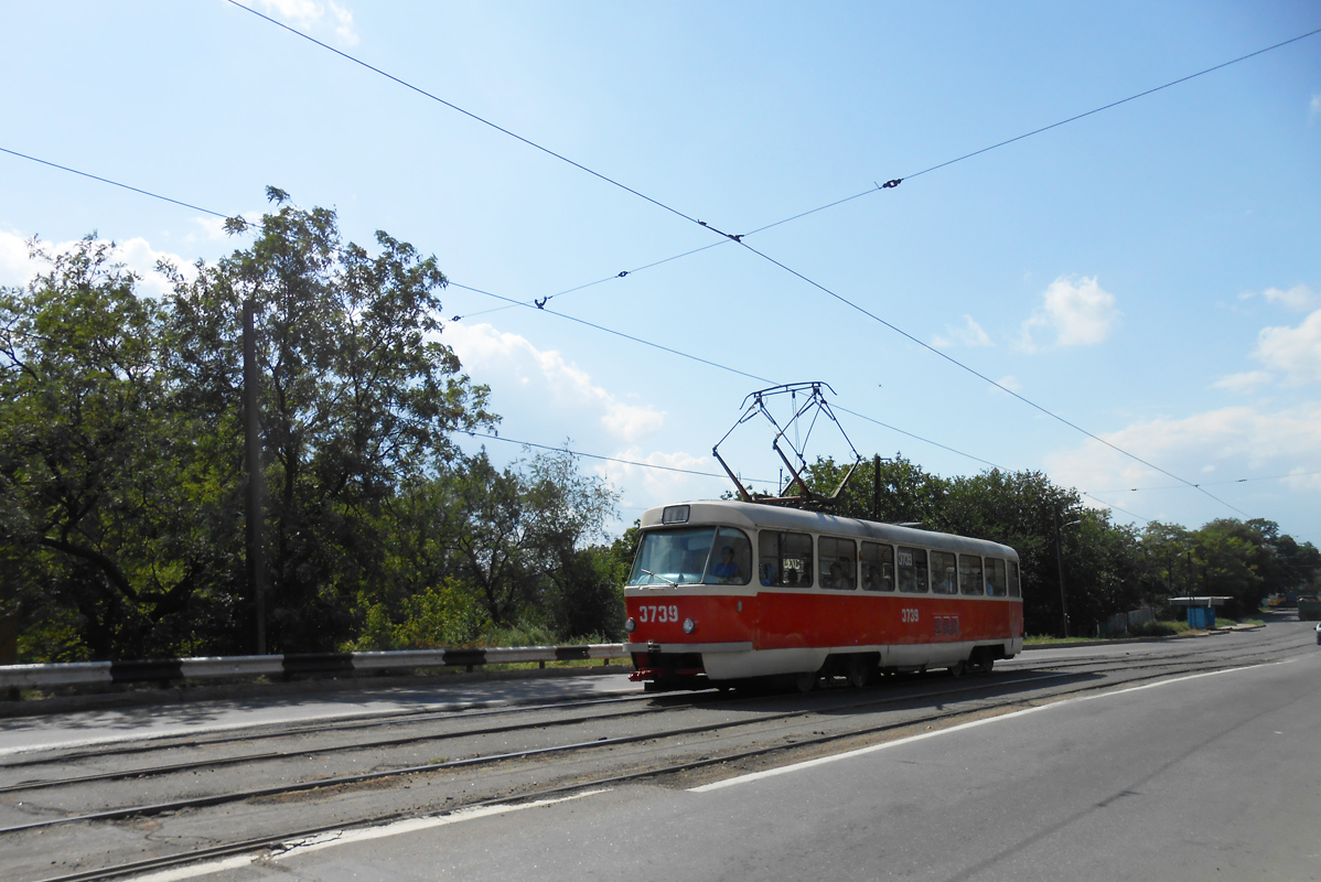 Донецк. Tatra T3 (двухдверная) №3739