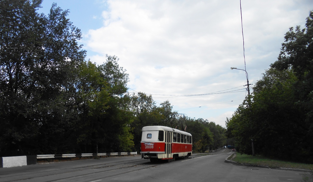 Донецк. Tatra T3 (двухдверная) №3808