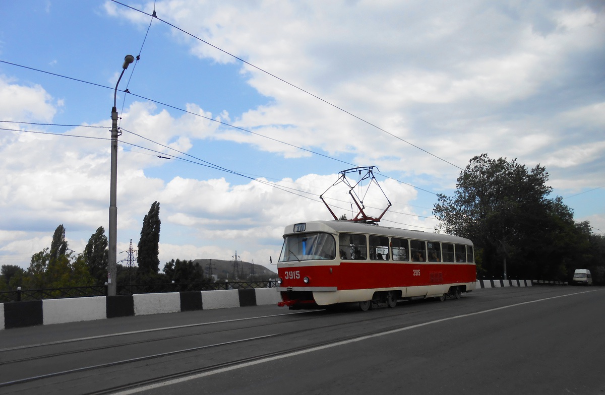 Донецк. Tatra T3 (двухдверная) №3915
