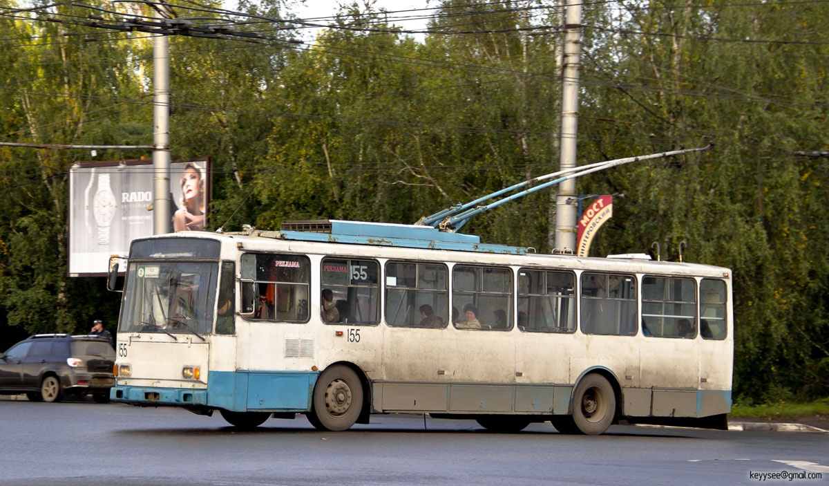 Вологда. Škoda 14TrM (ВМЗ) №155