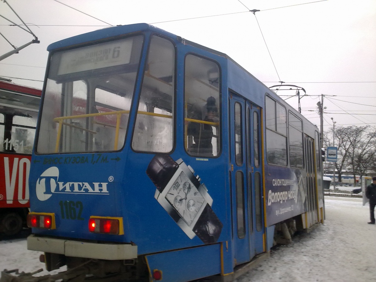 Львов. Tatra KT4D №1162