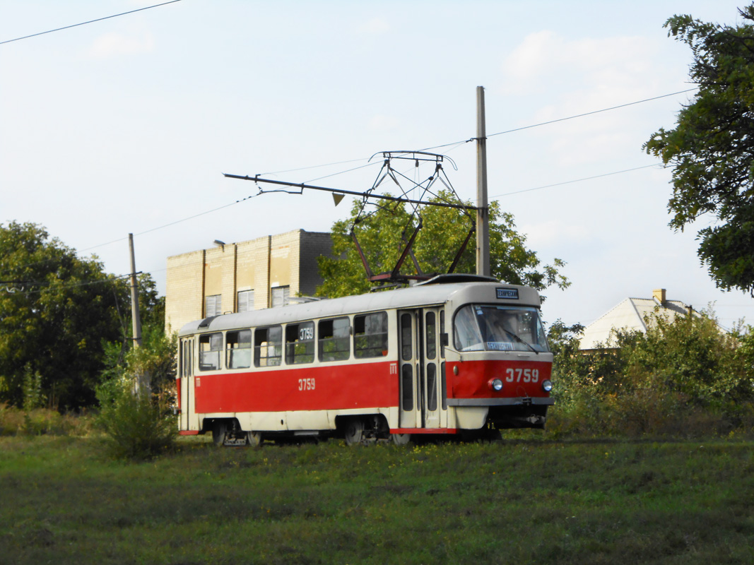 Донецк. Tatra T3 (двухдверная) №3759