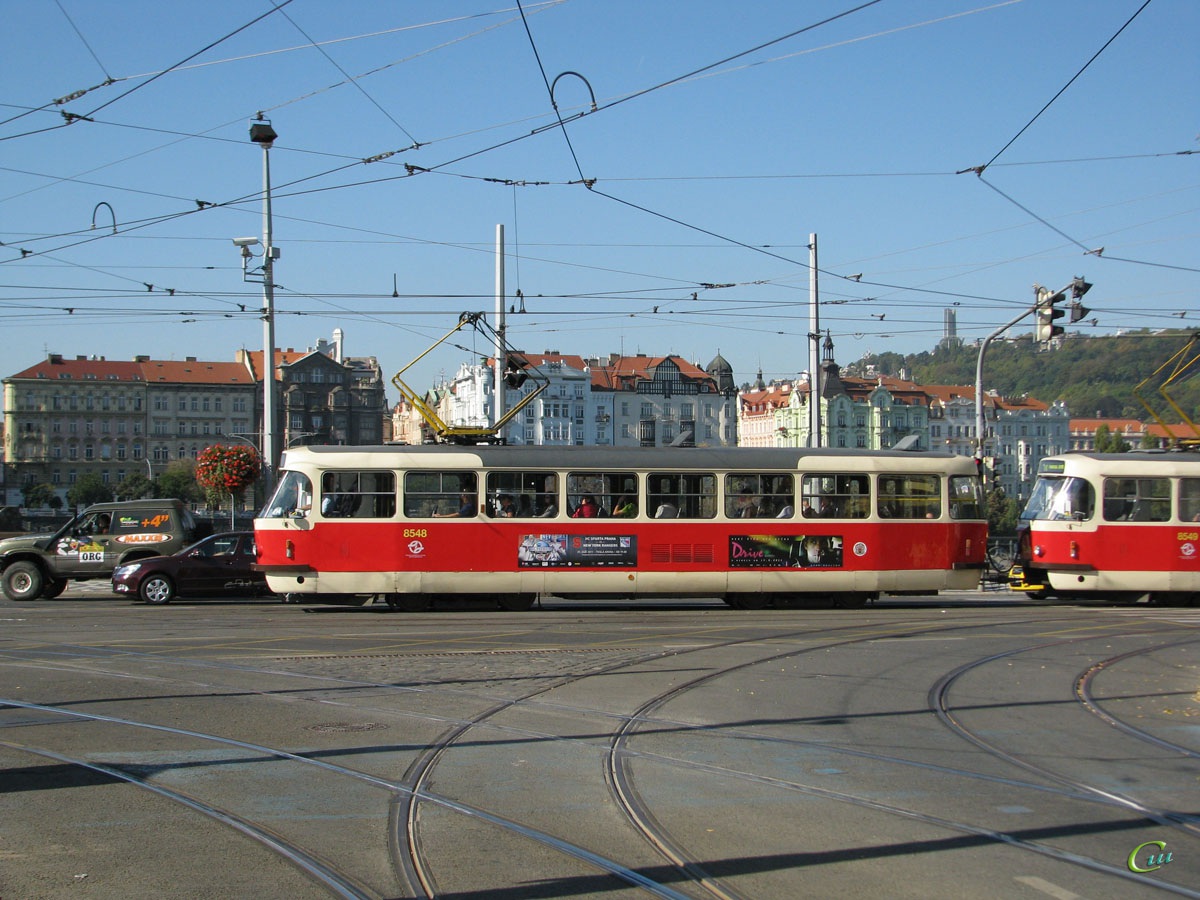 Прага. Tatra T3R.P №8548