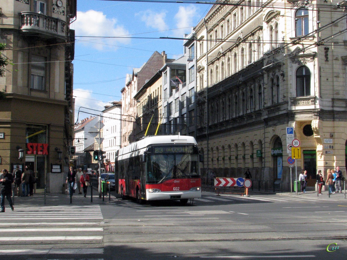 Будапешт. Solaris Trollino 12B №602