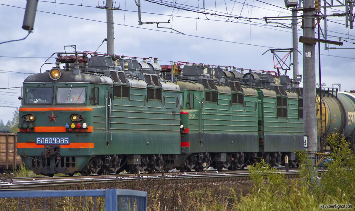 Вологда. ВЛ80с-1985, ВЛ80с-2008
