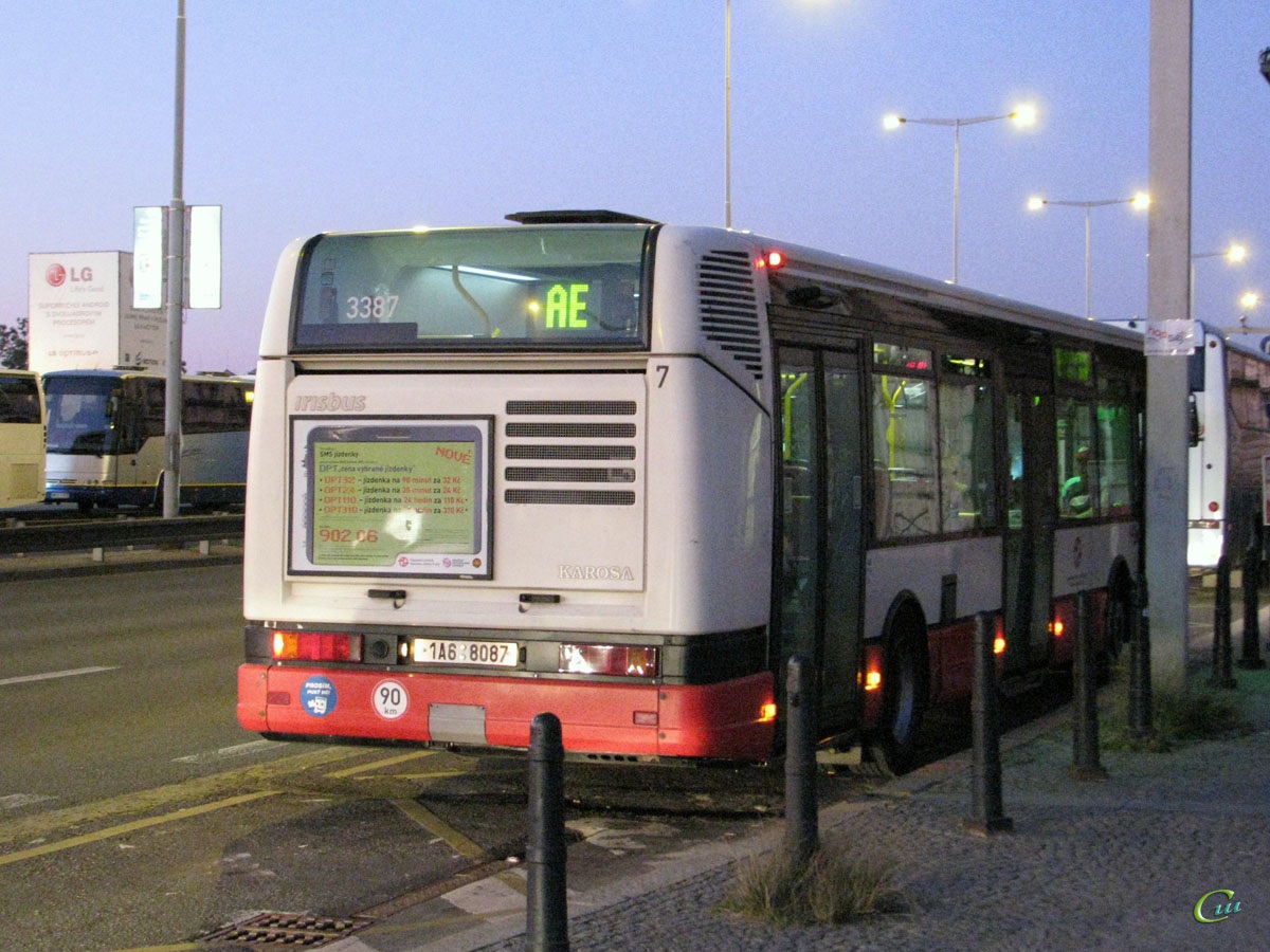 Прага. Irisbus Agora S/Citybus 12M 1A6 8087