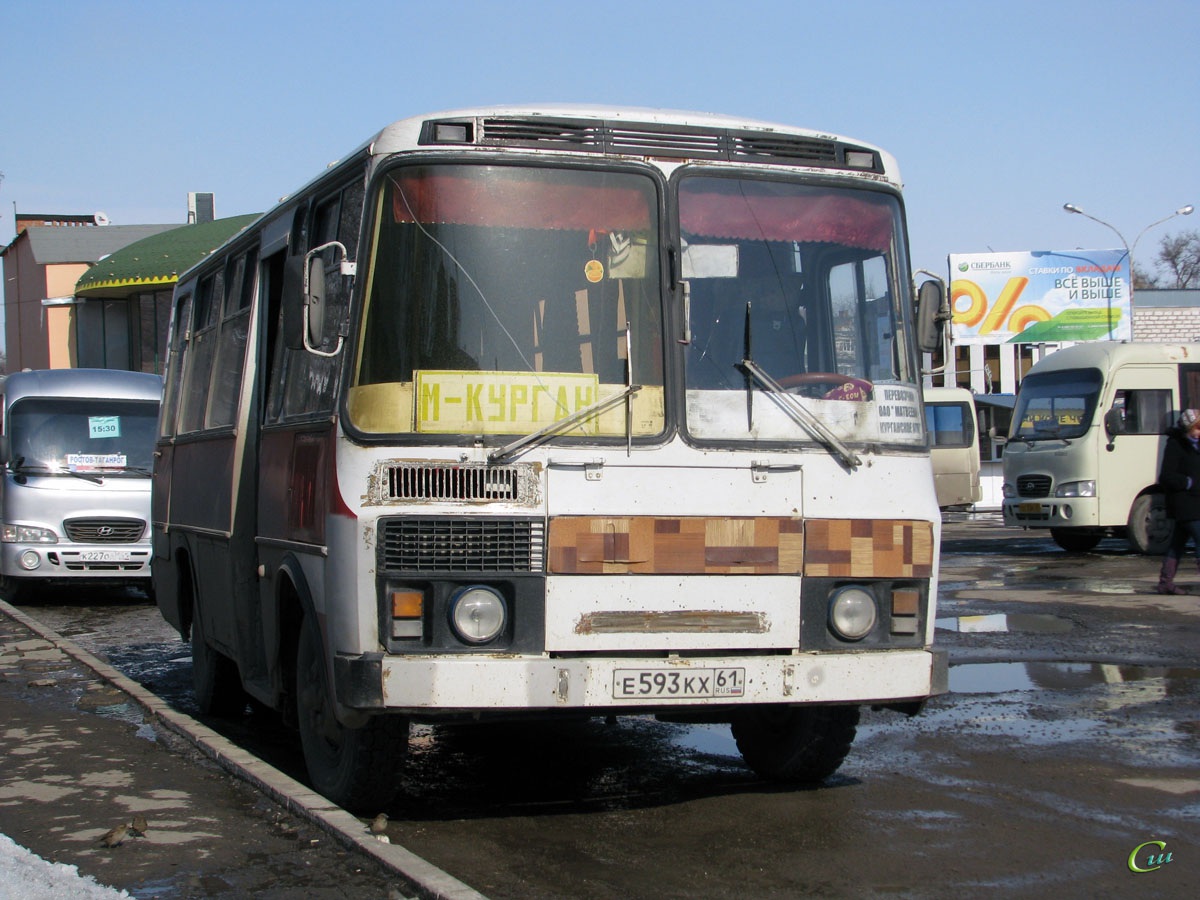 Таганрог. ПАЗ-3205 е593кх