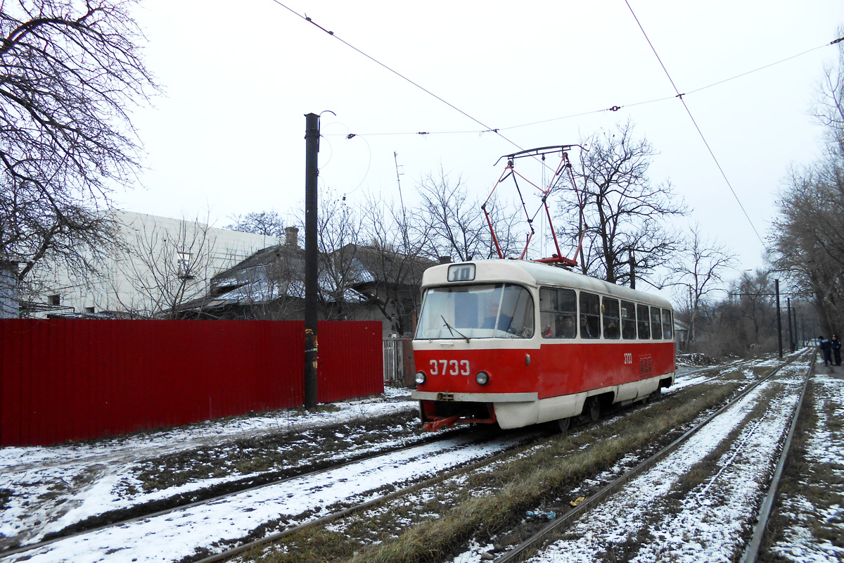 Донецк. Tatra T3 (двухдверная) №3733