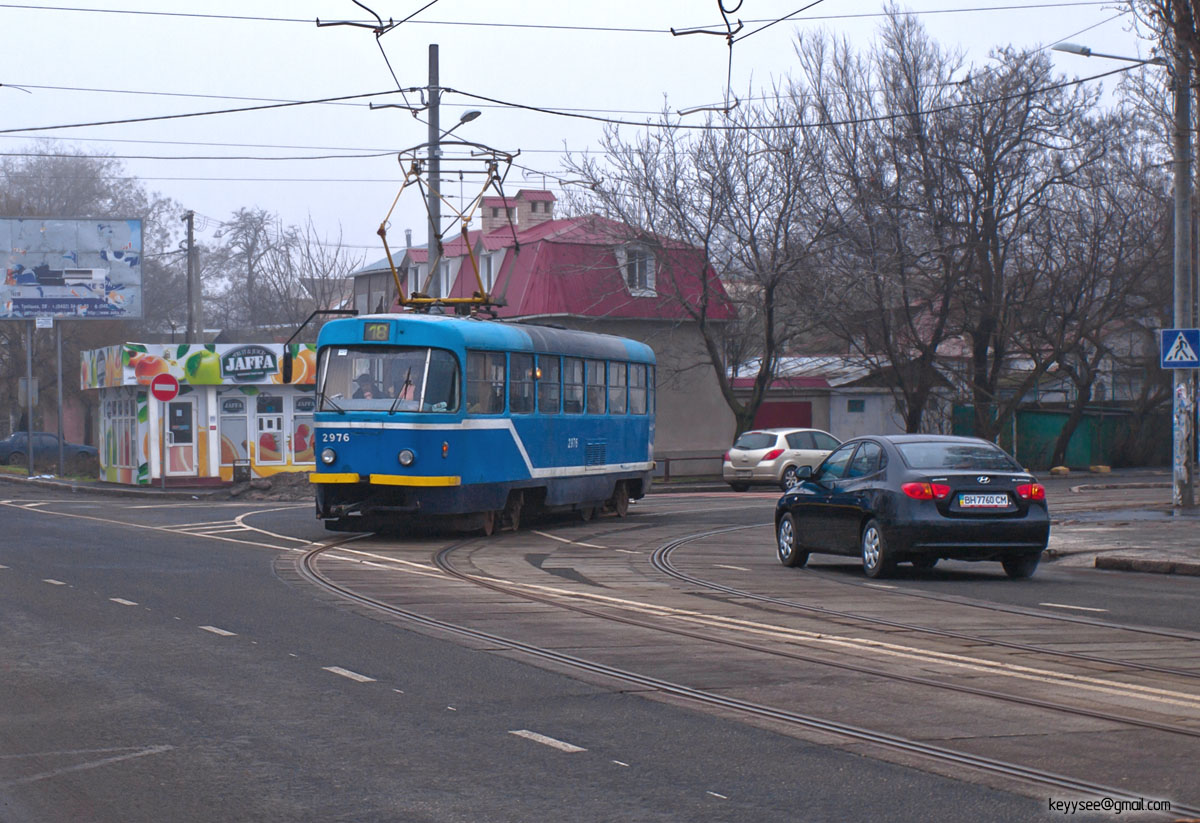 Одесса. Tatra T3R.P №2976