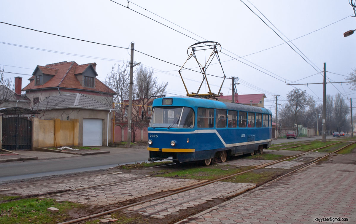Одесса. Tatra T3R.P №2975