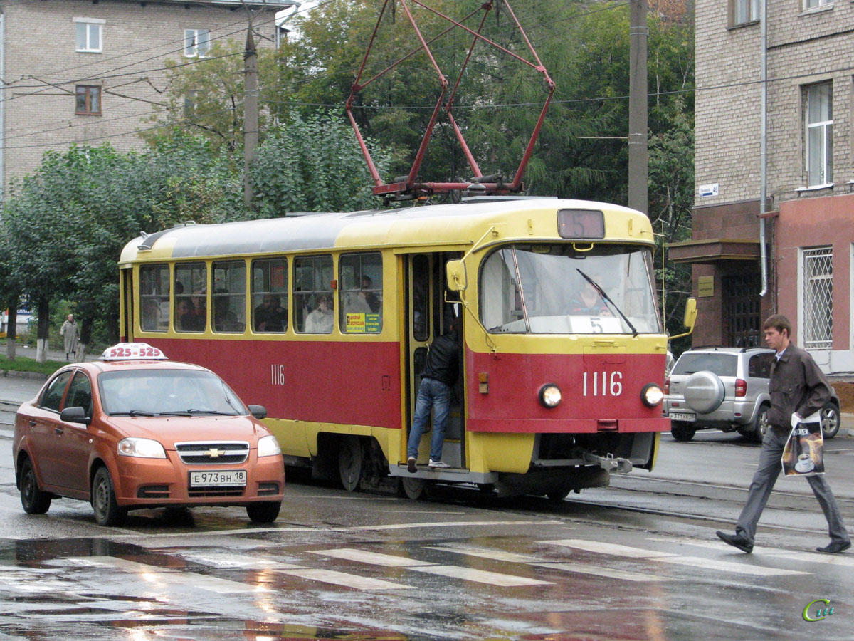 Ижевск. Tatra T3 (двухдверная) №1116
