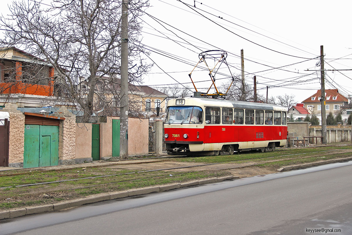Одесса. Tatra T3SUCS №7061