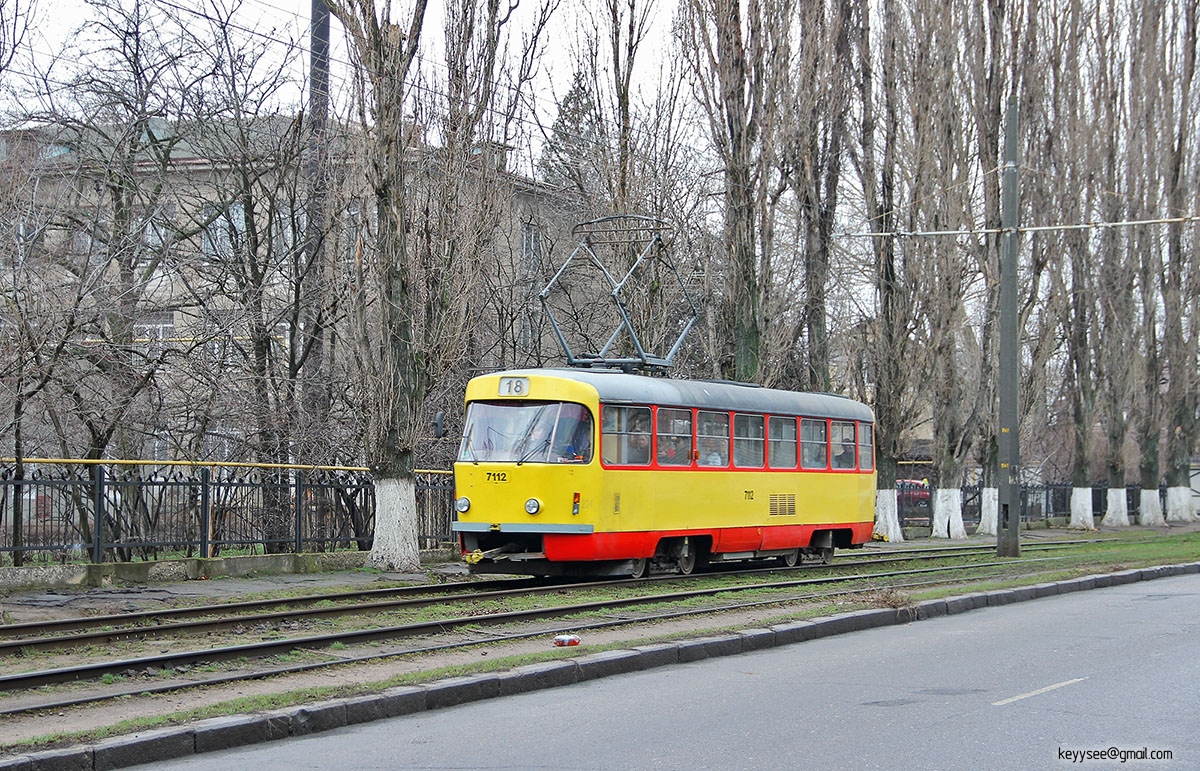 Одесса. Tatra T3SUCS №7112