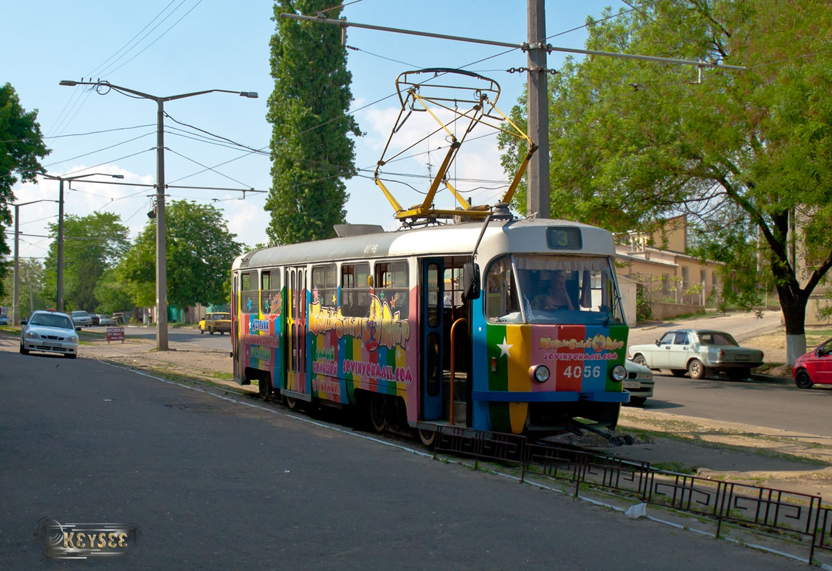Одесса. Tatra T3R.P №4056
