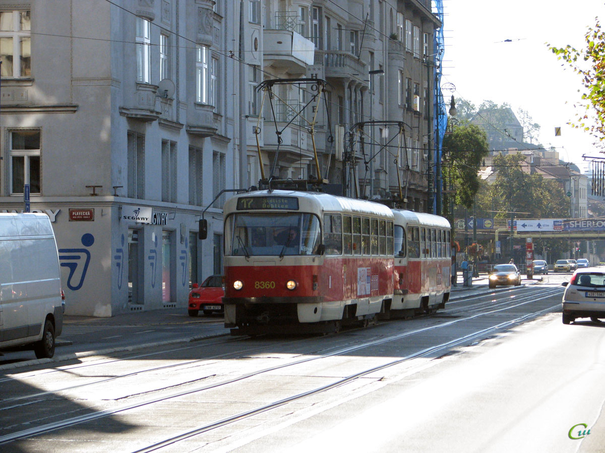 Прага. Tatra T3R.P №8360