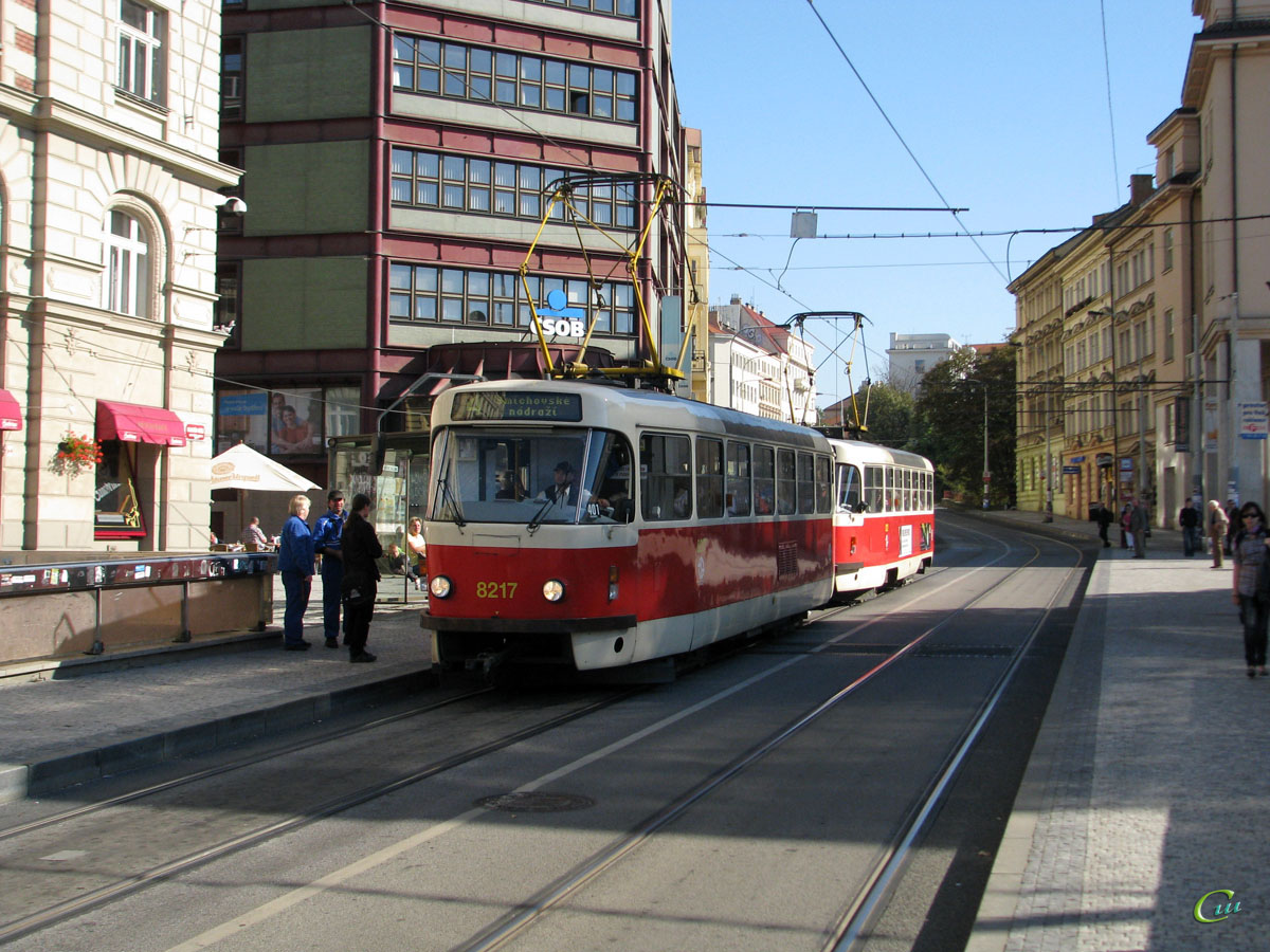 Прага. Tatra T3R.P №8217