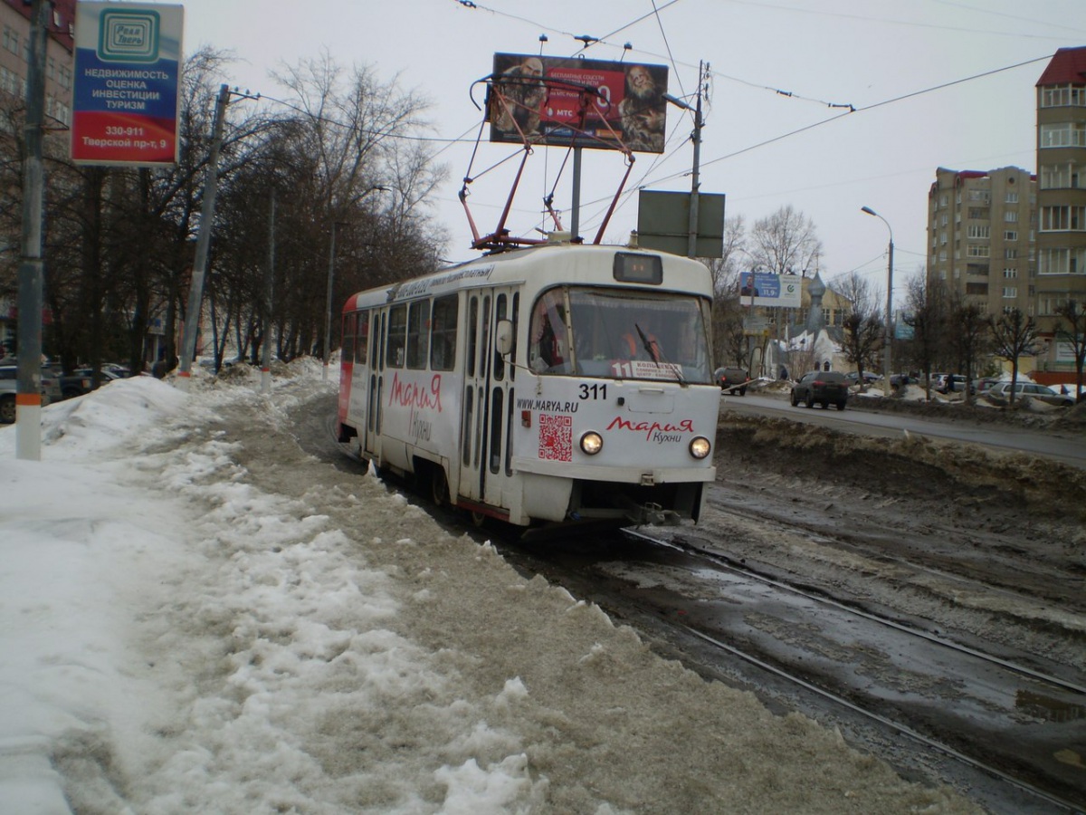 Тверь. Tatra T3SU №311